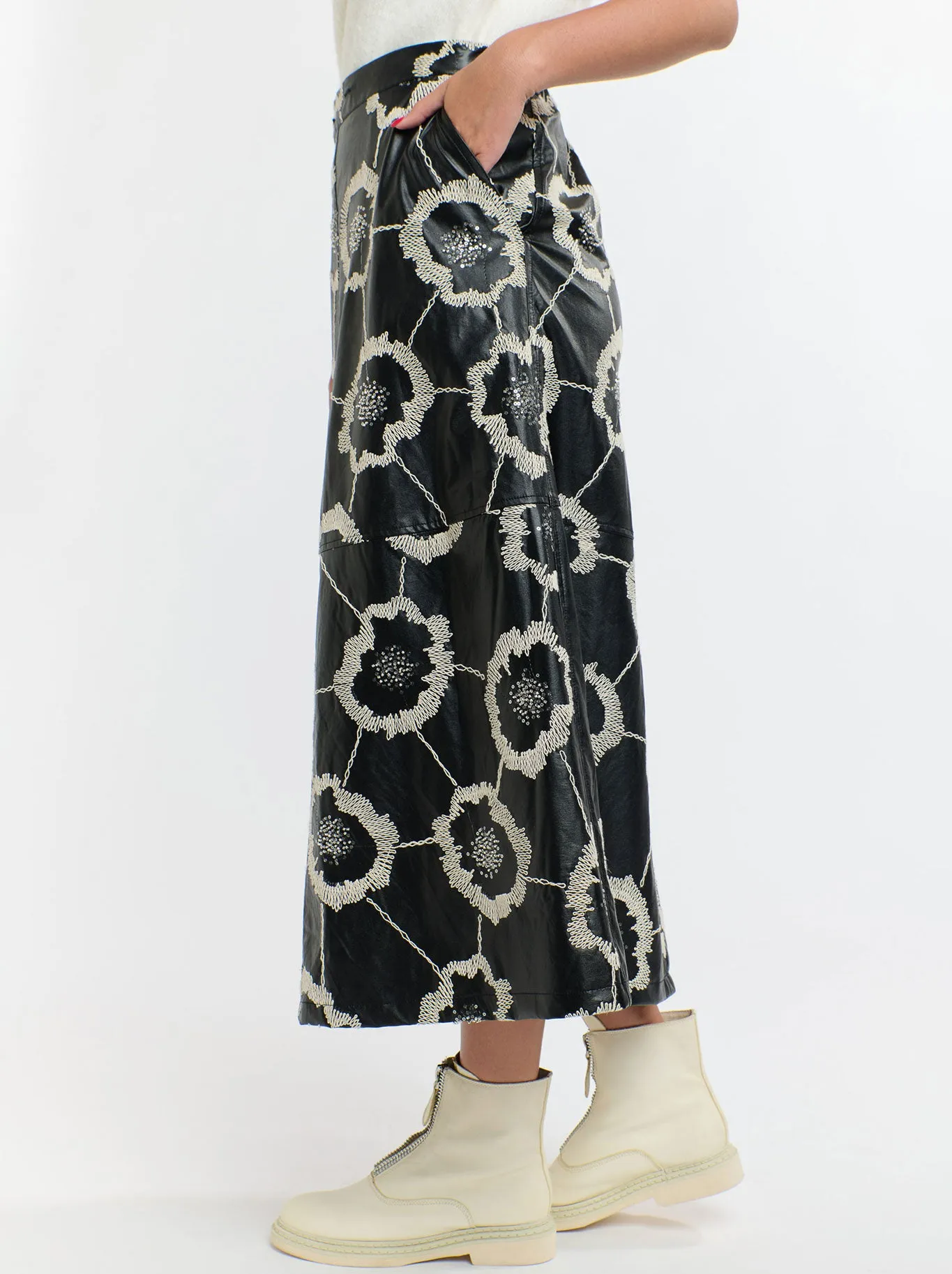 365 DAYS FLORENCE PU SKIRT