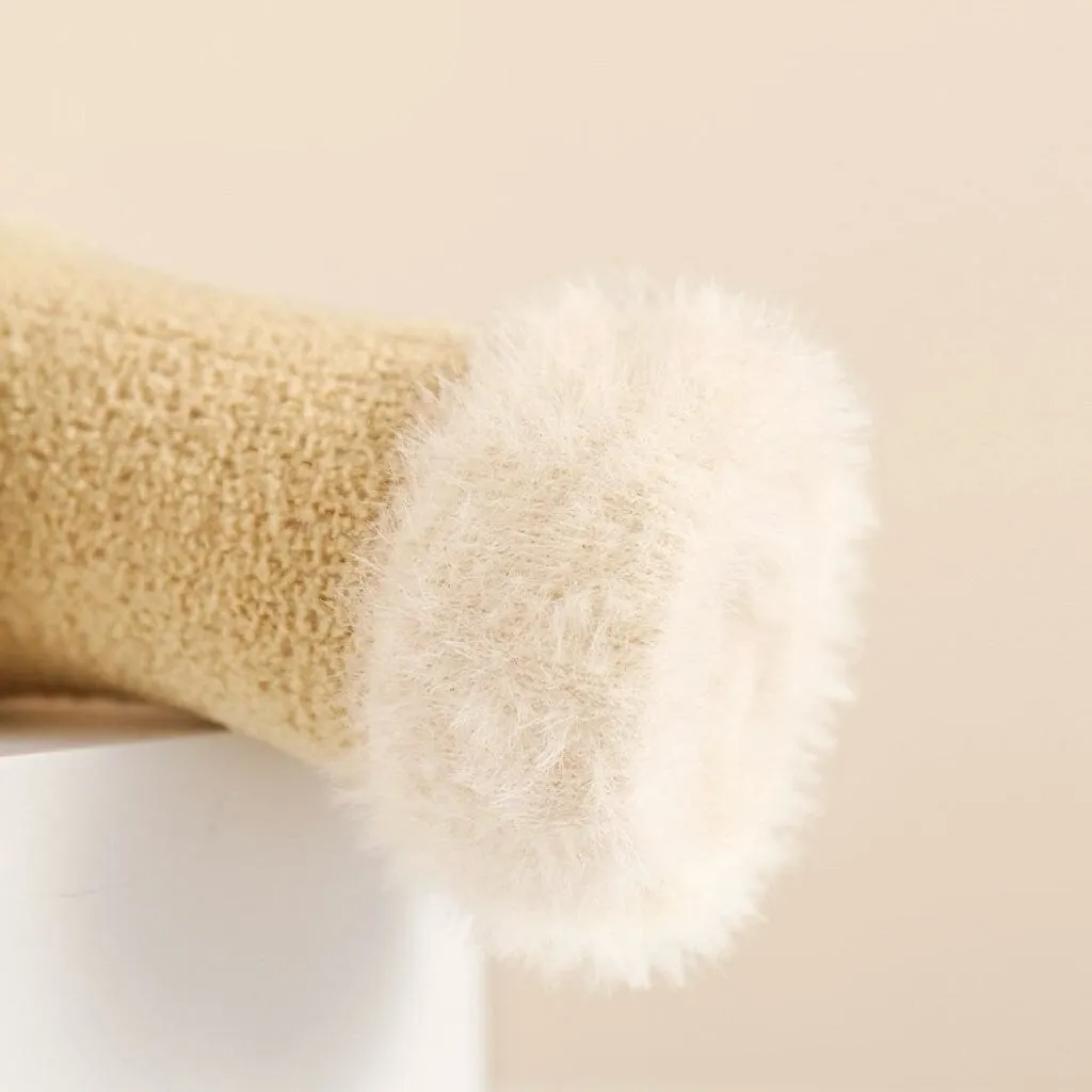 3D Animal Cozy Fleece Baby Walking Socks