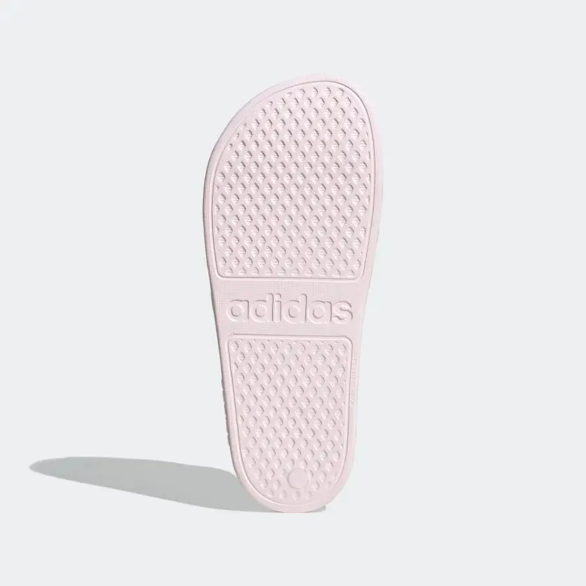 Adilette Aqua Slides (Almost Pink & Cloud White & Almost Pink)