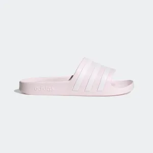 Adilette Aqua Slides (Almost Pink & Cloud White & Almost Pink)