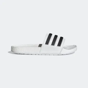 Adilette Boost Slides (Cloud White & Core Black & Cloud White)