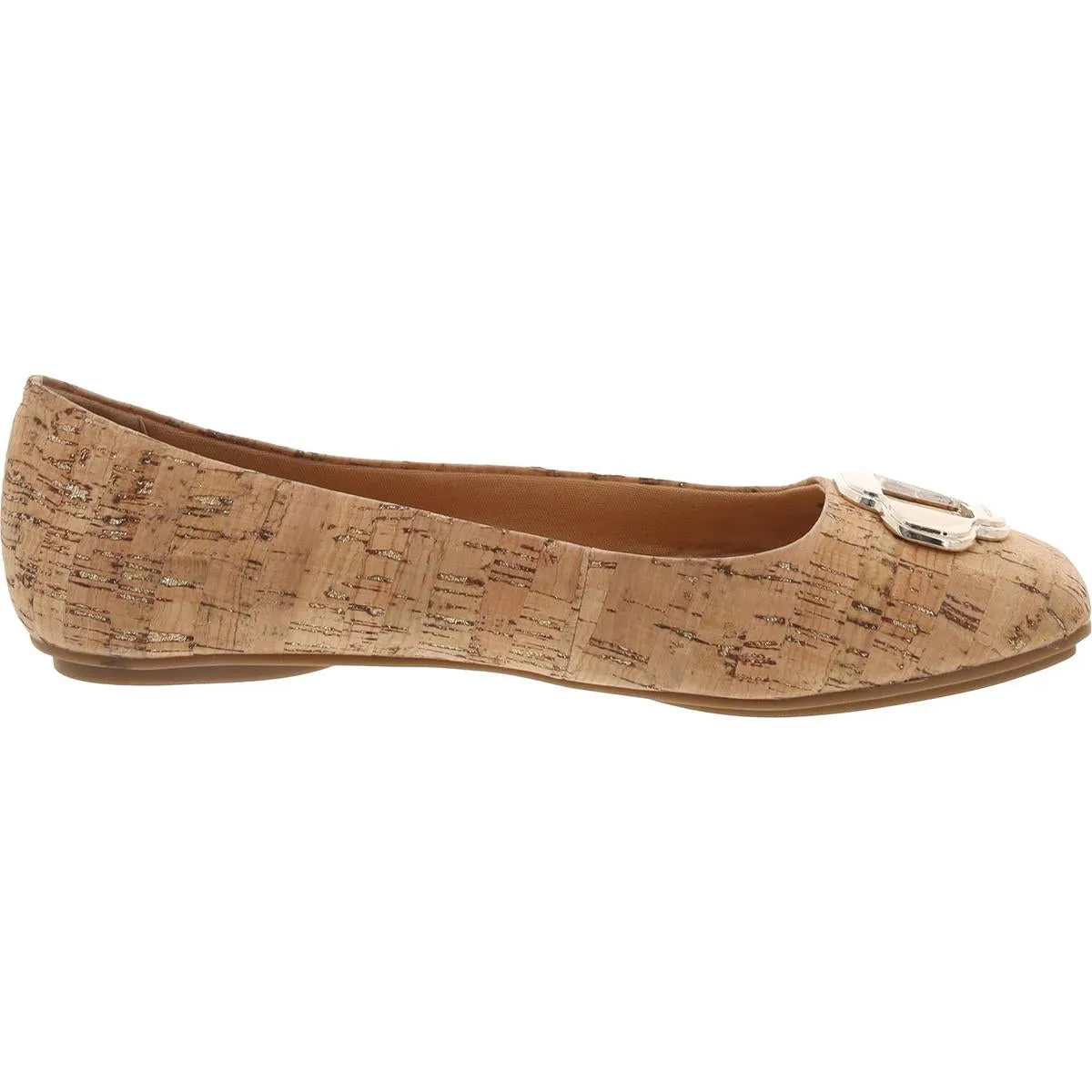 Anne Klein Womens Aggie Slip On Square Toe Loafers