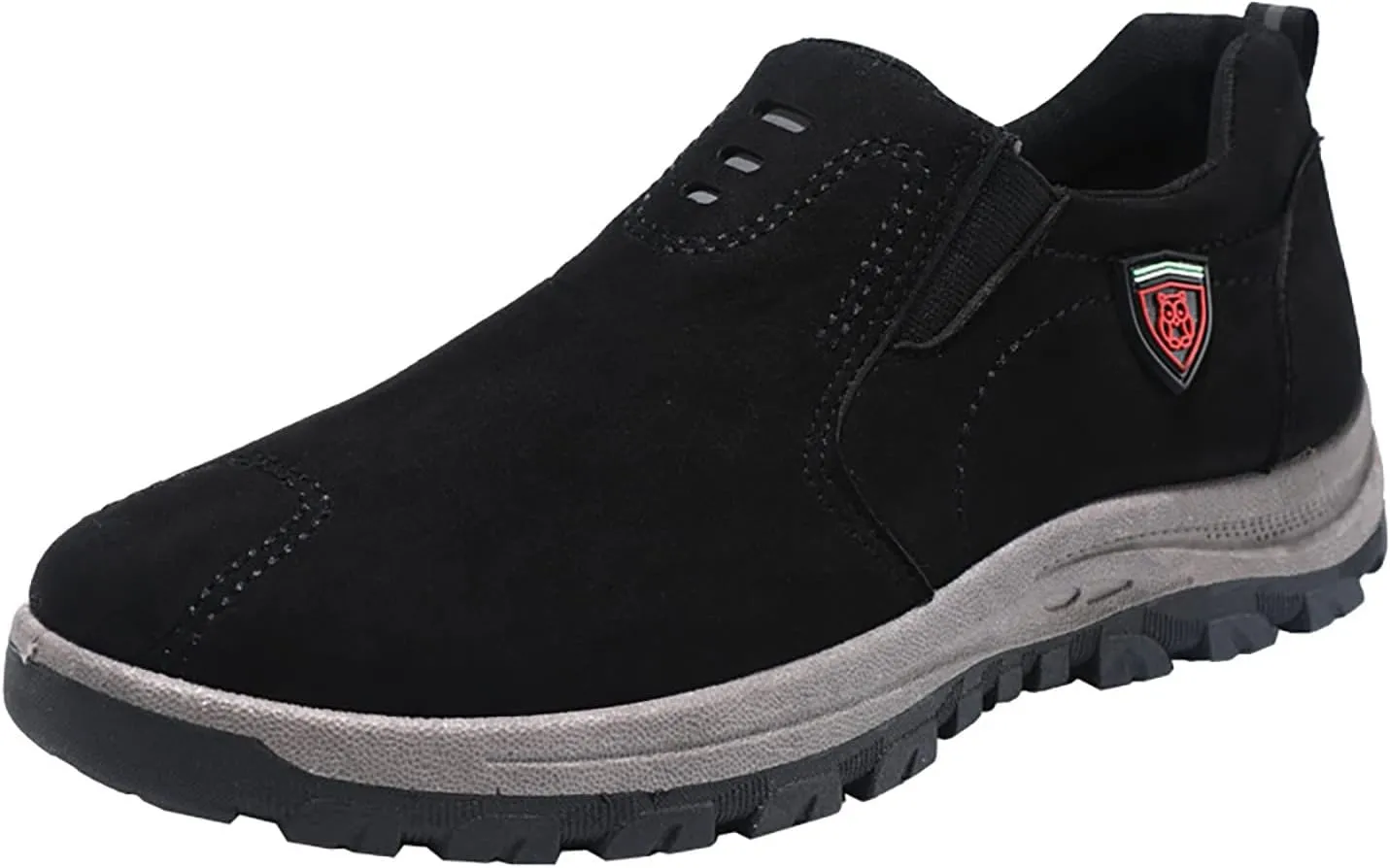 Arch Support Sports Shoes for Men Breathable Casual Comfortable Walking Sneaker Convenient Elderly Slip on Shoes