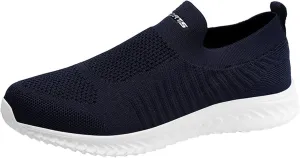Arch Support Sports Shoes for Men Lightweight Breathable Slip On Running Shoe Outdoor Non Slip Jogging Sneakers