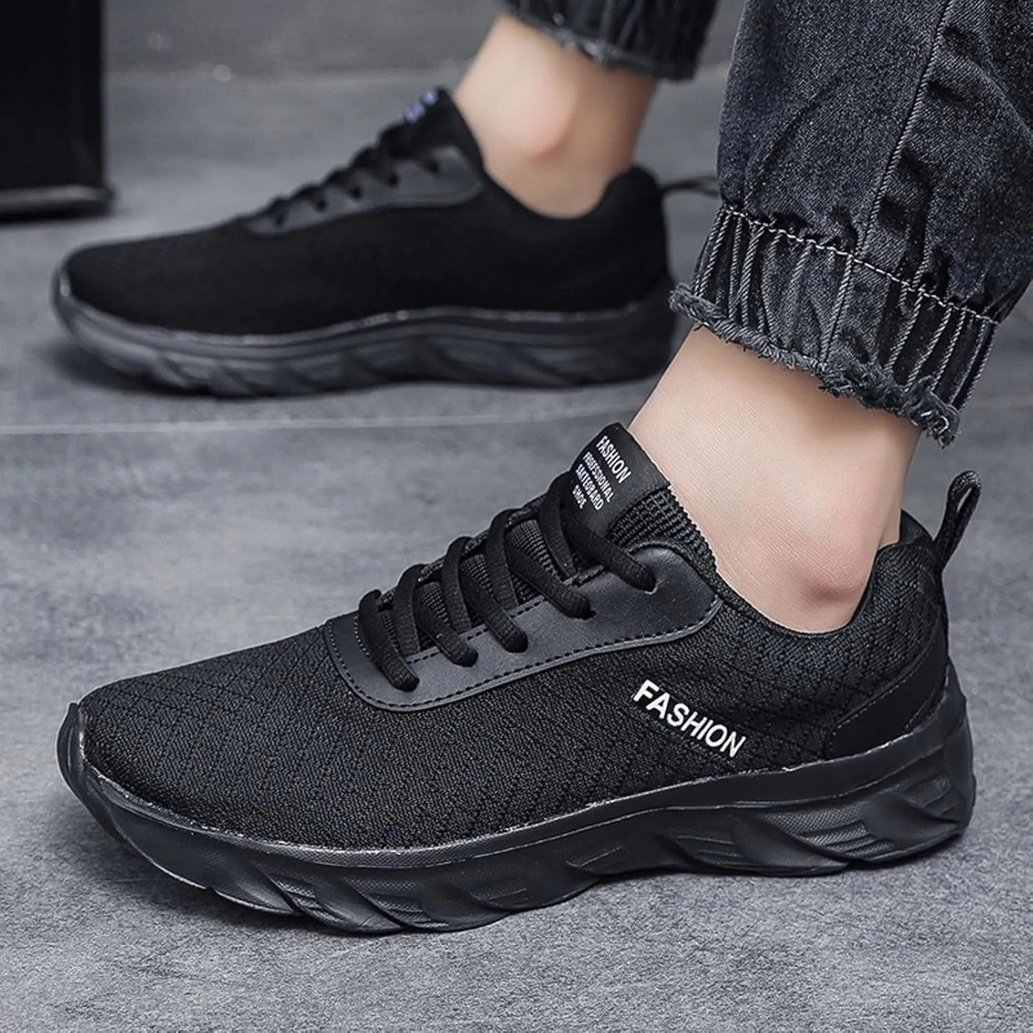 Arch Support Walking Shoes for Men Breathable Casual Comfortable Walking Sneaker Arch Support Plantar Fasciitis