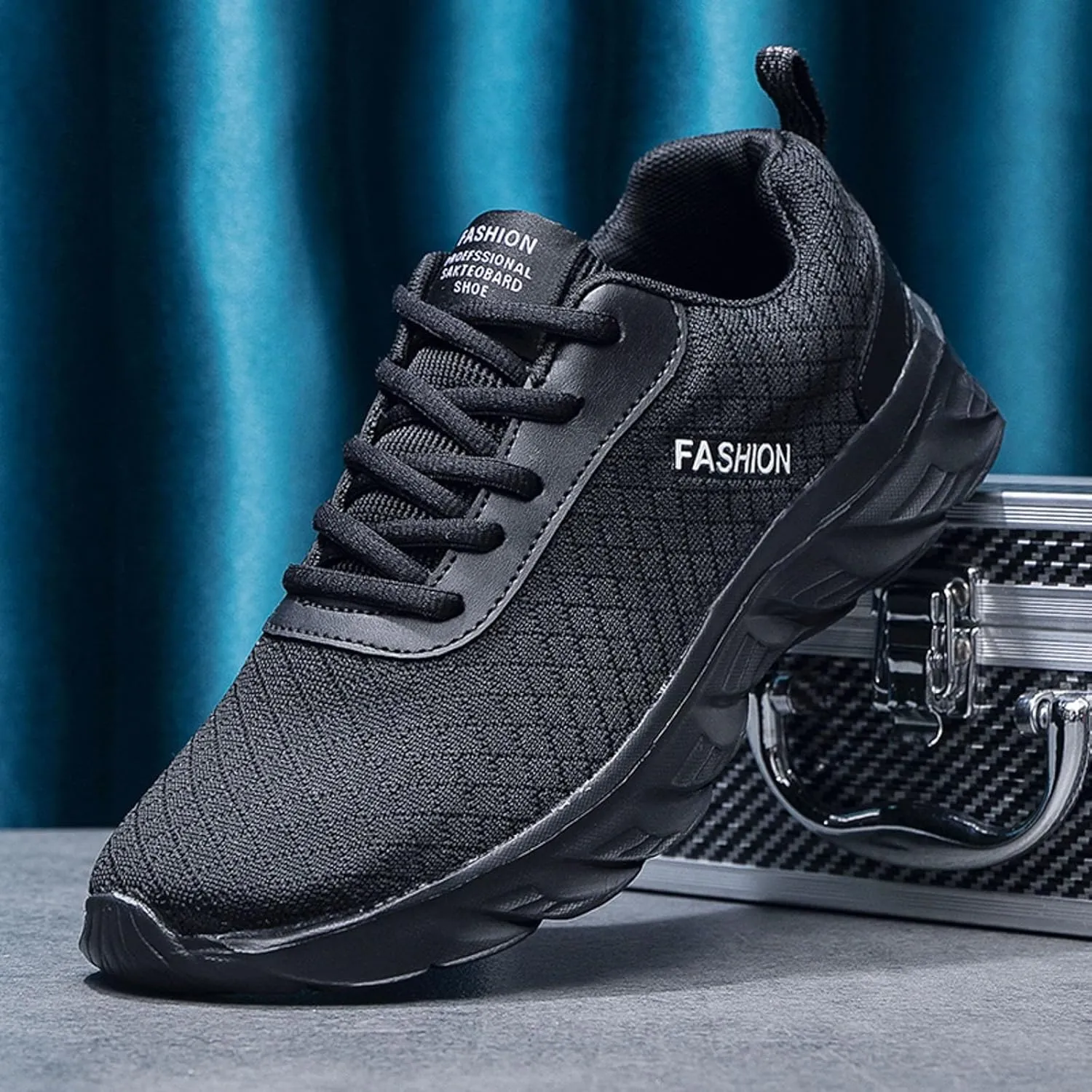 Arch Support Walking Shoes for Men Breathable Casual Comfortable Walking Sneaker Arch Support Plantar Fasciitis