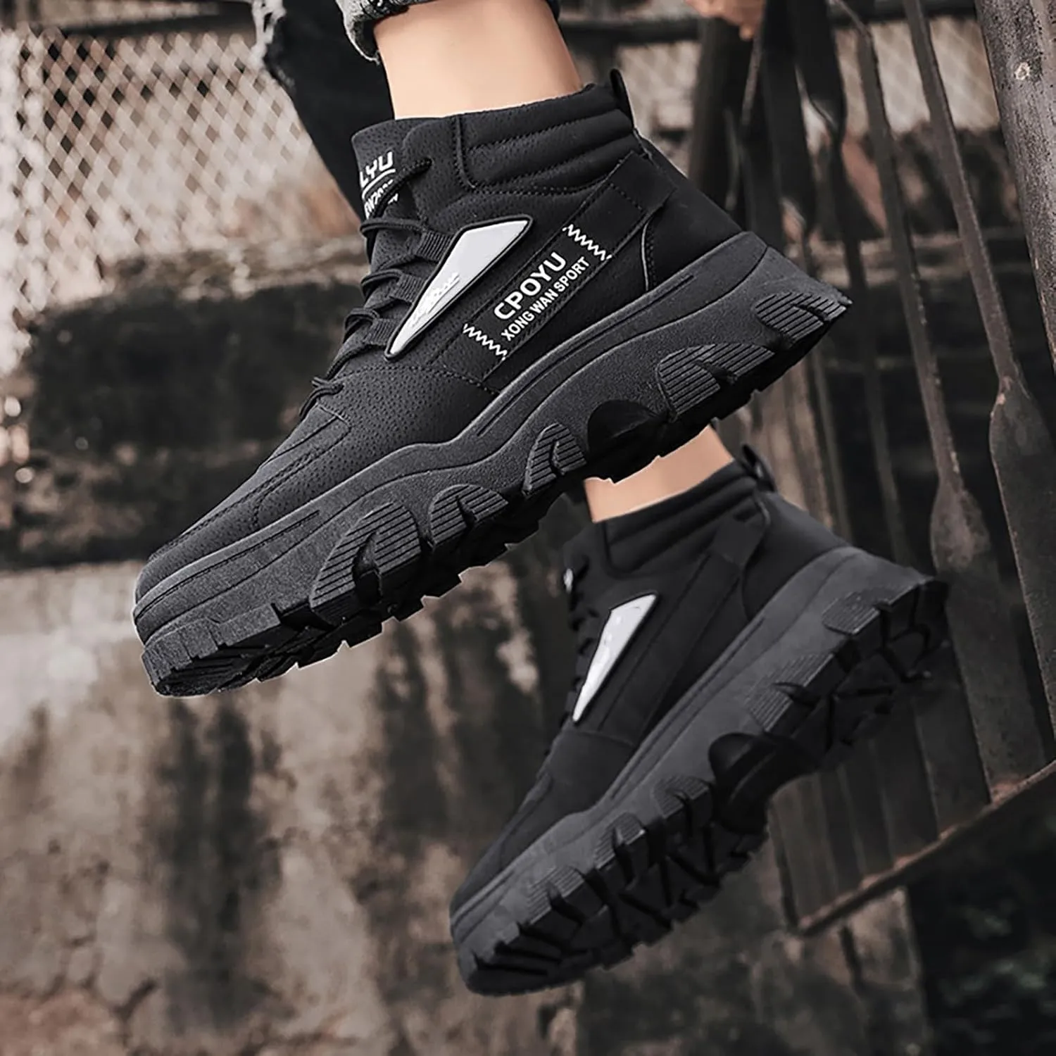 Arch Support Walking Shoes for Men Comfortable Breathable Stretch Canvas Slip on Sneaker Non Slip Walking Shoes