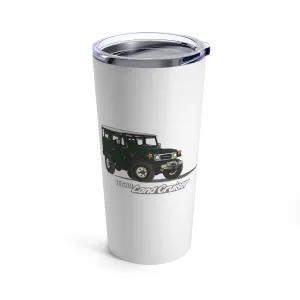 FJ40 Land Cruiser Stainless Steel Tumbler Coffee Cup - Reefmonkey Artist Brody Plourde