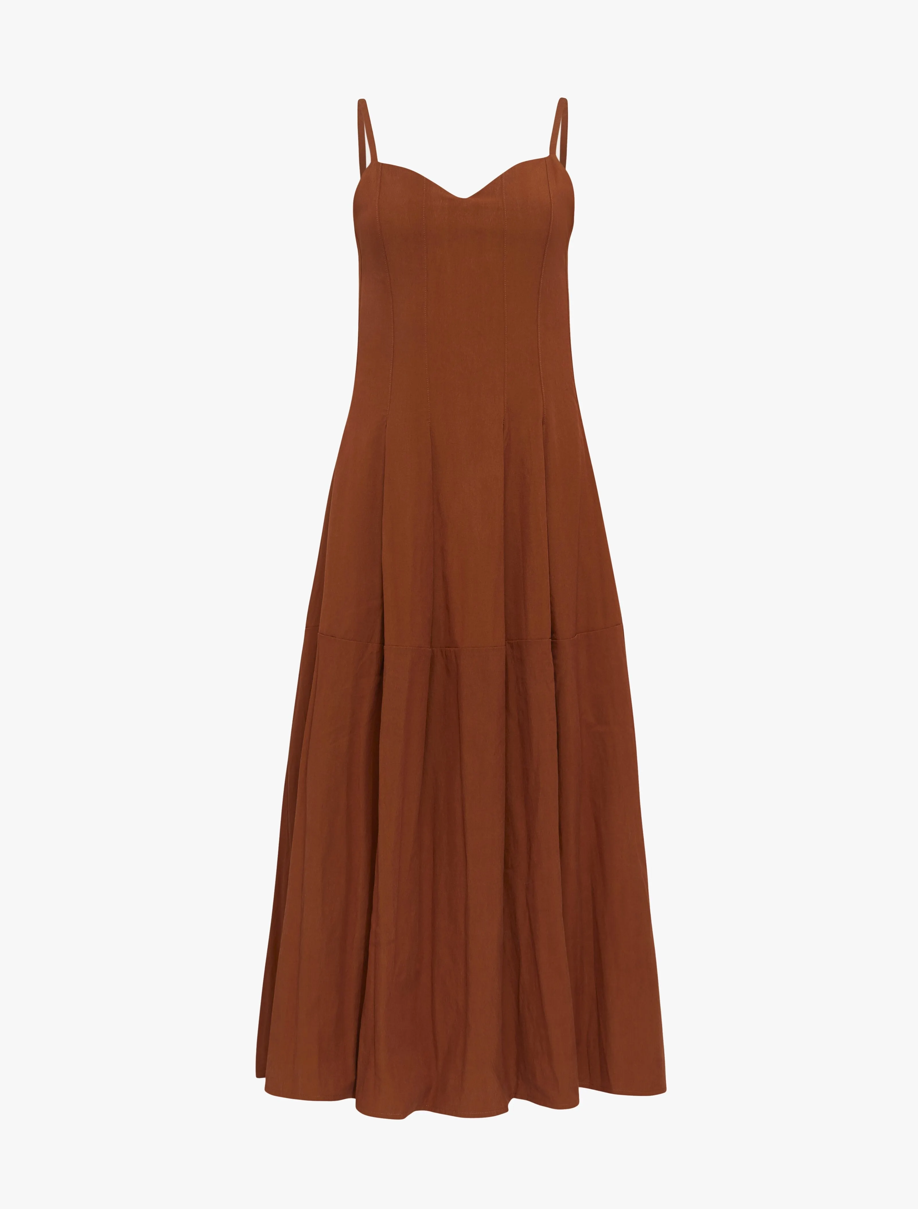 Iris Dress In Tobacco