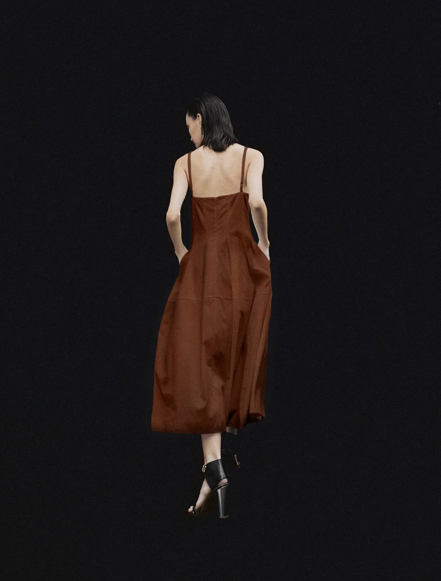 Iris Dress In Tobacco