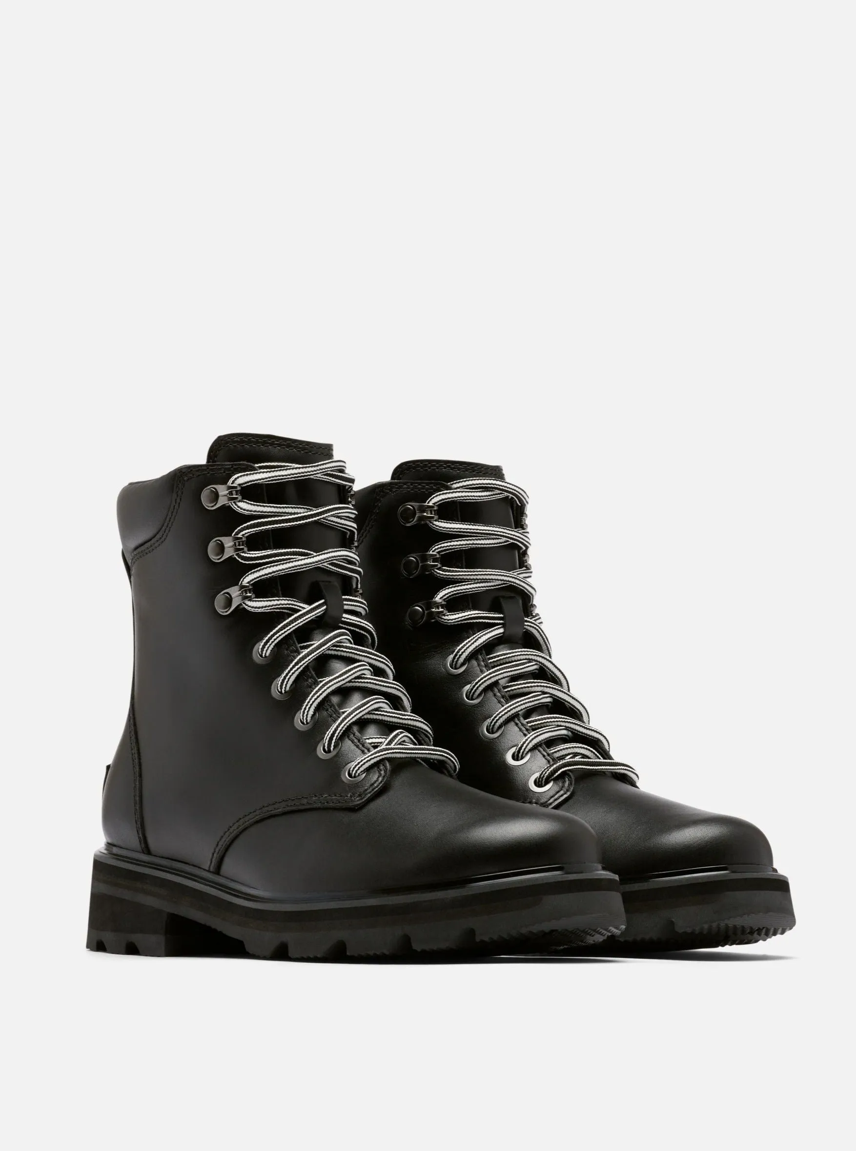 Lennox Lace STKD WP. [Black/Sea Salt]