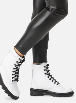 Lennox Lace STKD WP. [White/Black]
