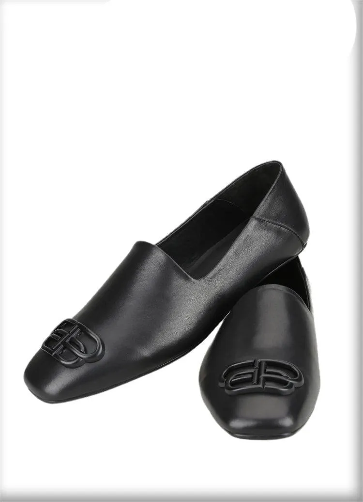 Mules Leather Men Loafers - Men Shoes