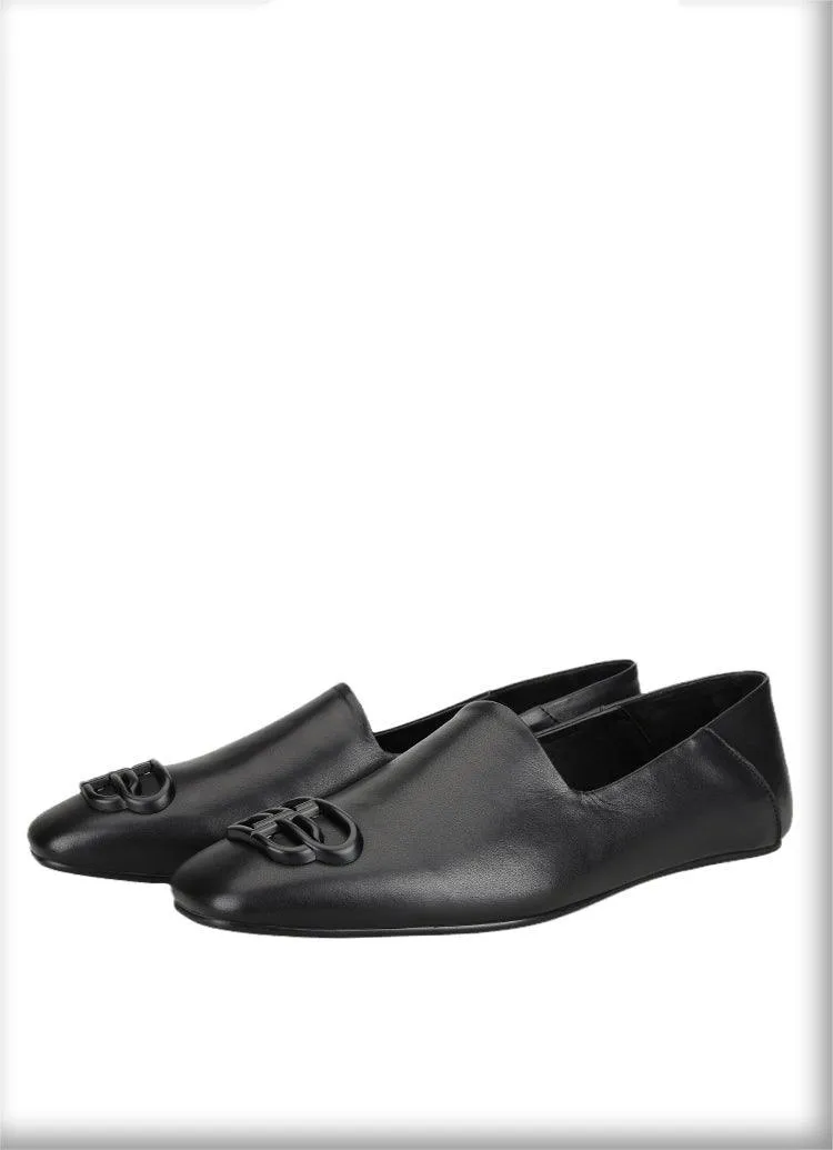 Mules Leather Men Loafers - Men Shoes