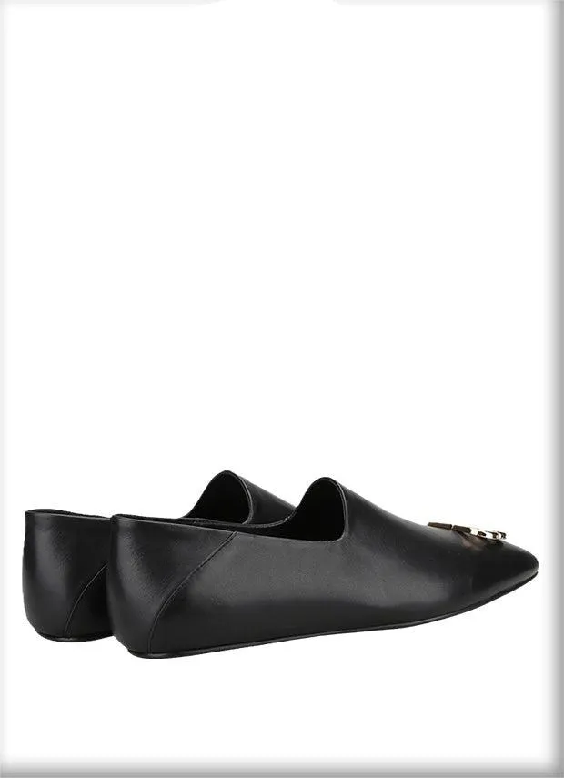 Mules Leather Men Loafers - Men Shoes