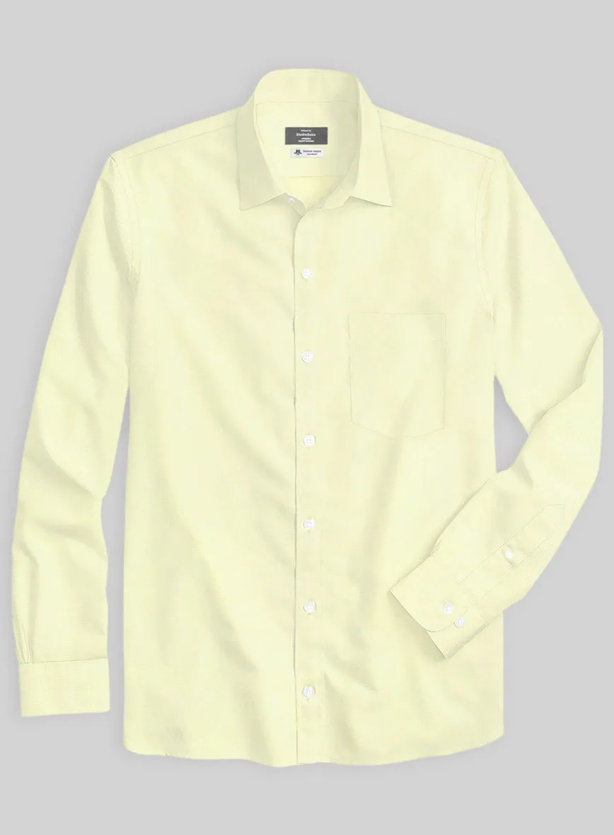 Thomas Mason Daffodil Yellow Shirt