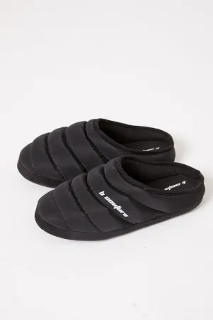 Walthamstow Mule Slippers - Black